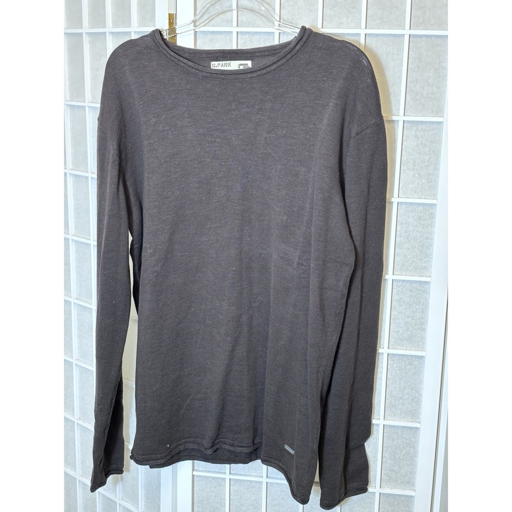Gentle Park Mens Grey Long Sleeve Top Size XXl Gorpcore Hiking Camping Climbing